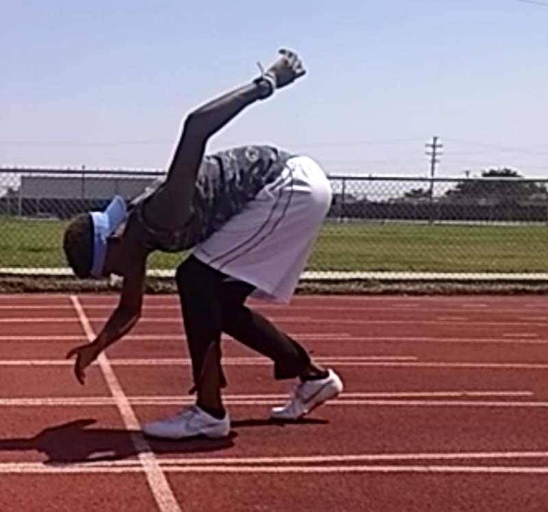Long Jump Crouch Start