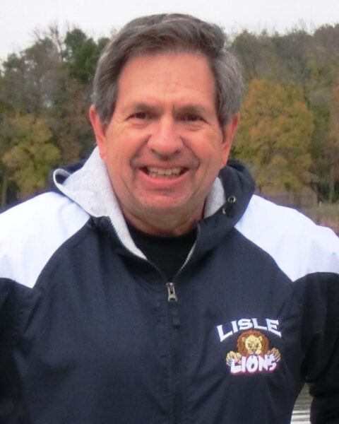 Lisle High School Track Coach Ken Jakalski