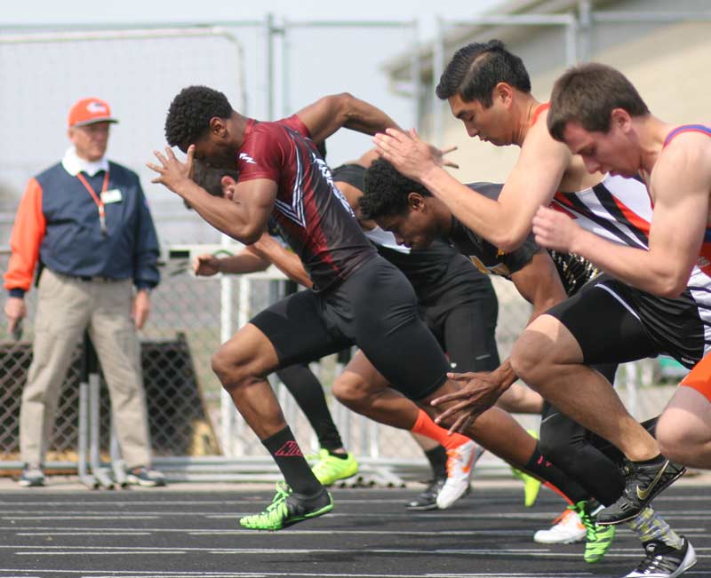 Sprinters at Block Start