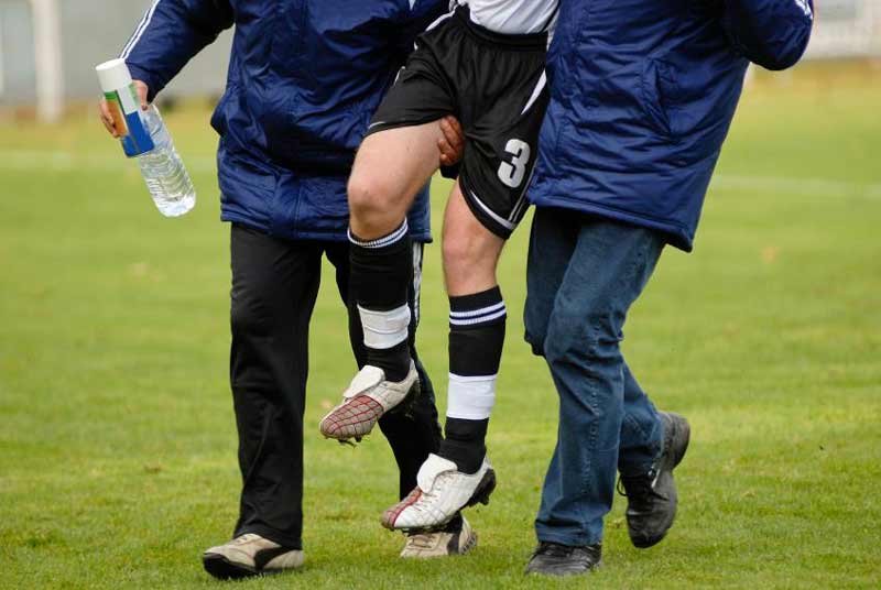 Injured Soccer Athlete