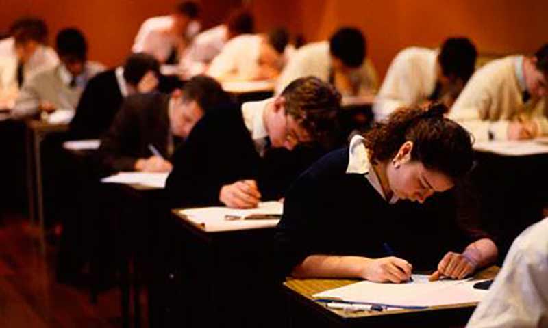 Students Taking a Test