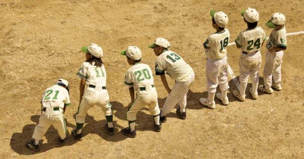 Young Boys Playing Baseball