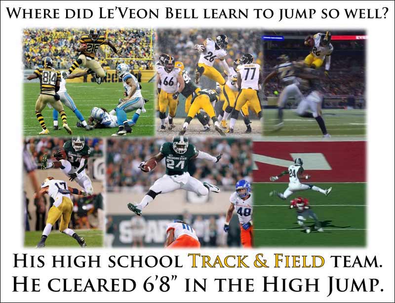 Where did LeVeon Bell Learn to Jump