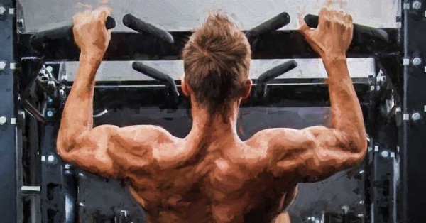 Athlete Demonstrating Pullups